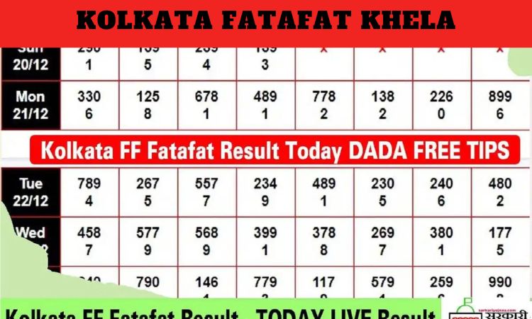 kolkata fatafat result