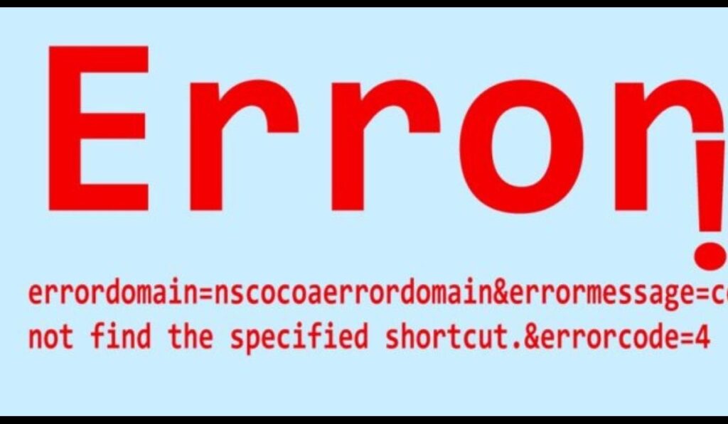 NSCocoaErrorDomain and Error Code 4