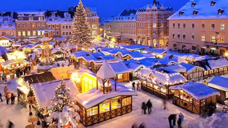 christmas village houses