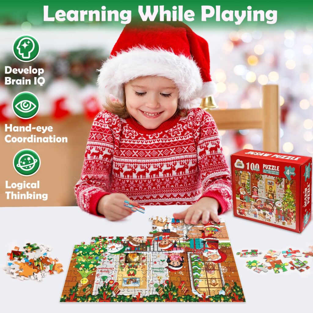 Skills Developed with Christmas Puzzles